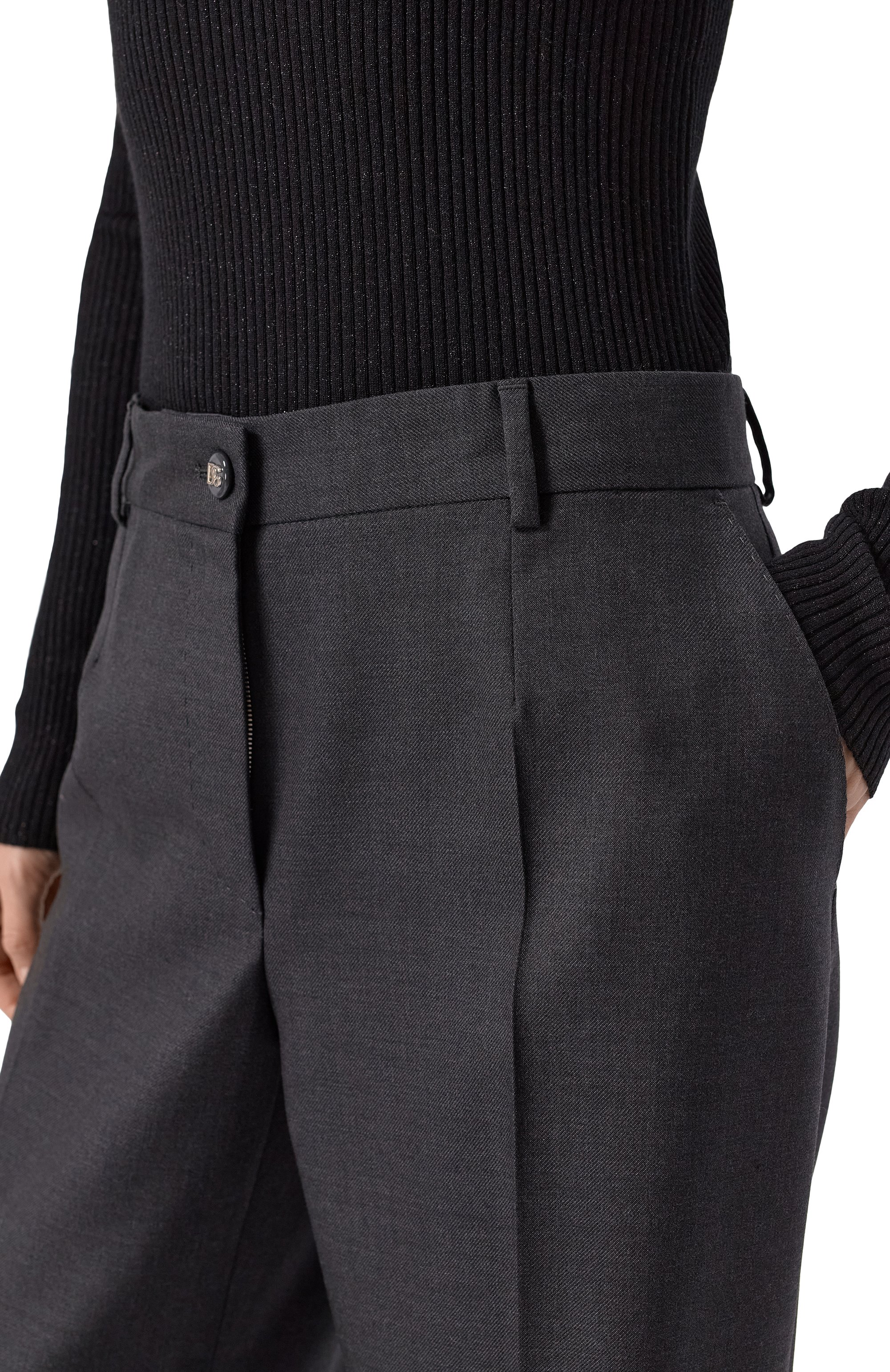 Шерстяные брюки DOLCE & GABBANA, арт. FTC31T/FU287, фото 5