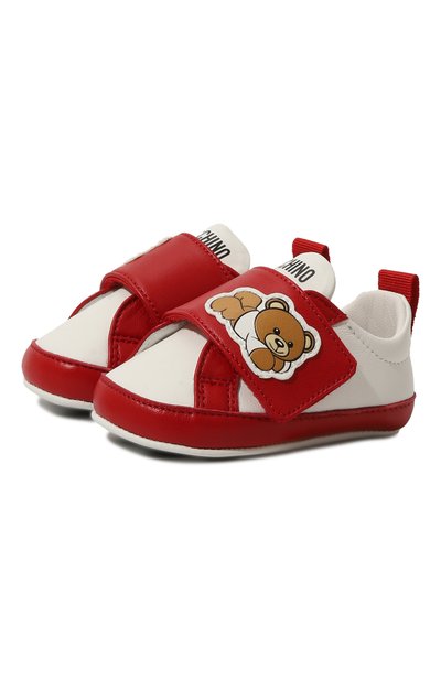 Кожаные пинетки MOSCHINO, арт. 78564