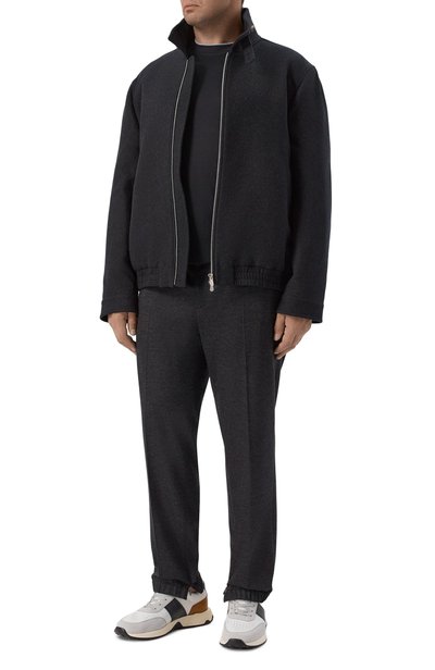 Мужская лонгслив из шелка и хлопка BRUNELLO CUCINELLI, арт. MH8367433W