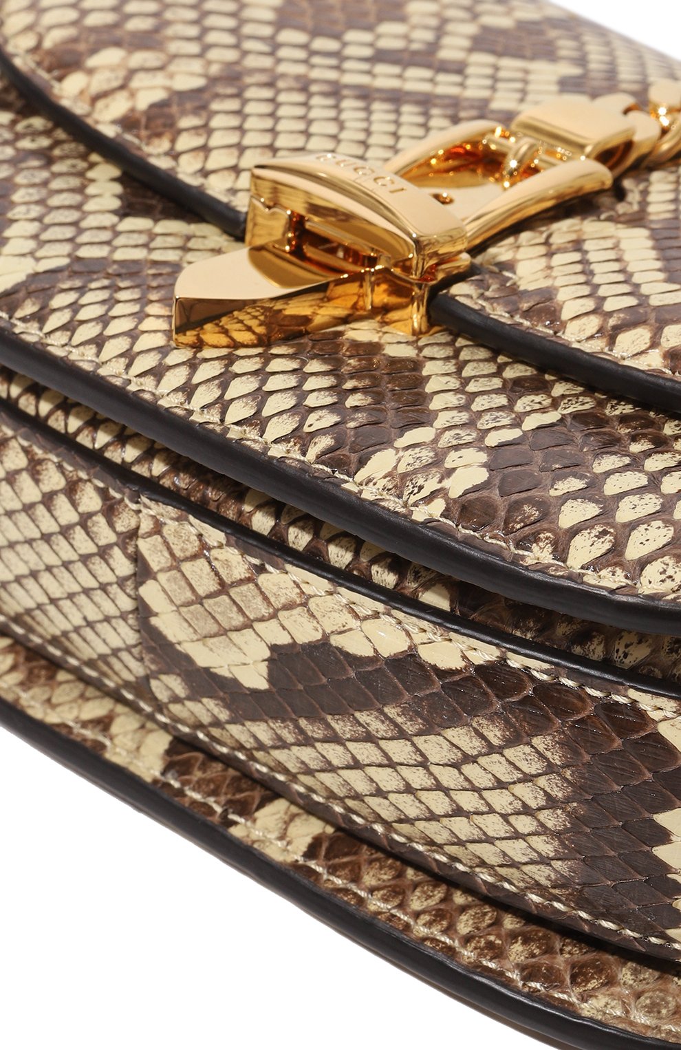 Сумка sylvie из кожи питона GUCCI, арт. 615965 EZ60X, фото 3