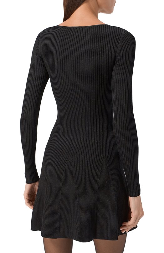 Платье из вискозы Versace Jeans Couture 79HA0M01/CMH23 Чёрный  79HA0M01/CMH23 Фото 3