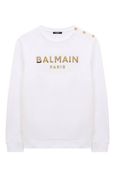 Хлопковый свитшот BALMAIN, арт. BU4Q40