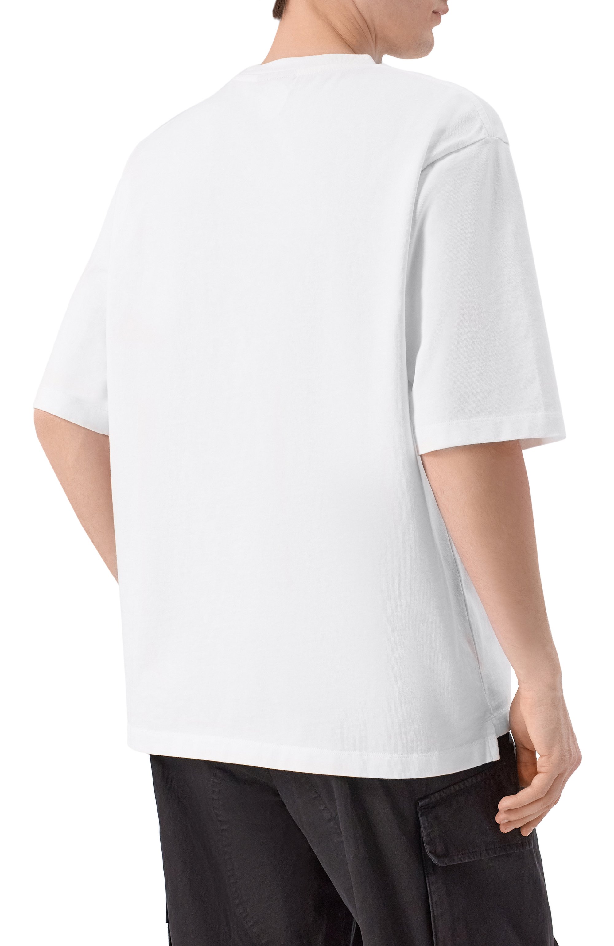 Хлопковая футболка DSQUARED2 белого цвета по цене 27100 руб., арт. S74GD1521/D20106, фото 4 Хлопковая футболка DSQUARED2, арт. S74GD1521/D20106, фото 4