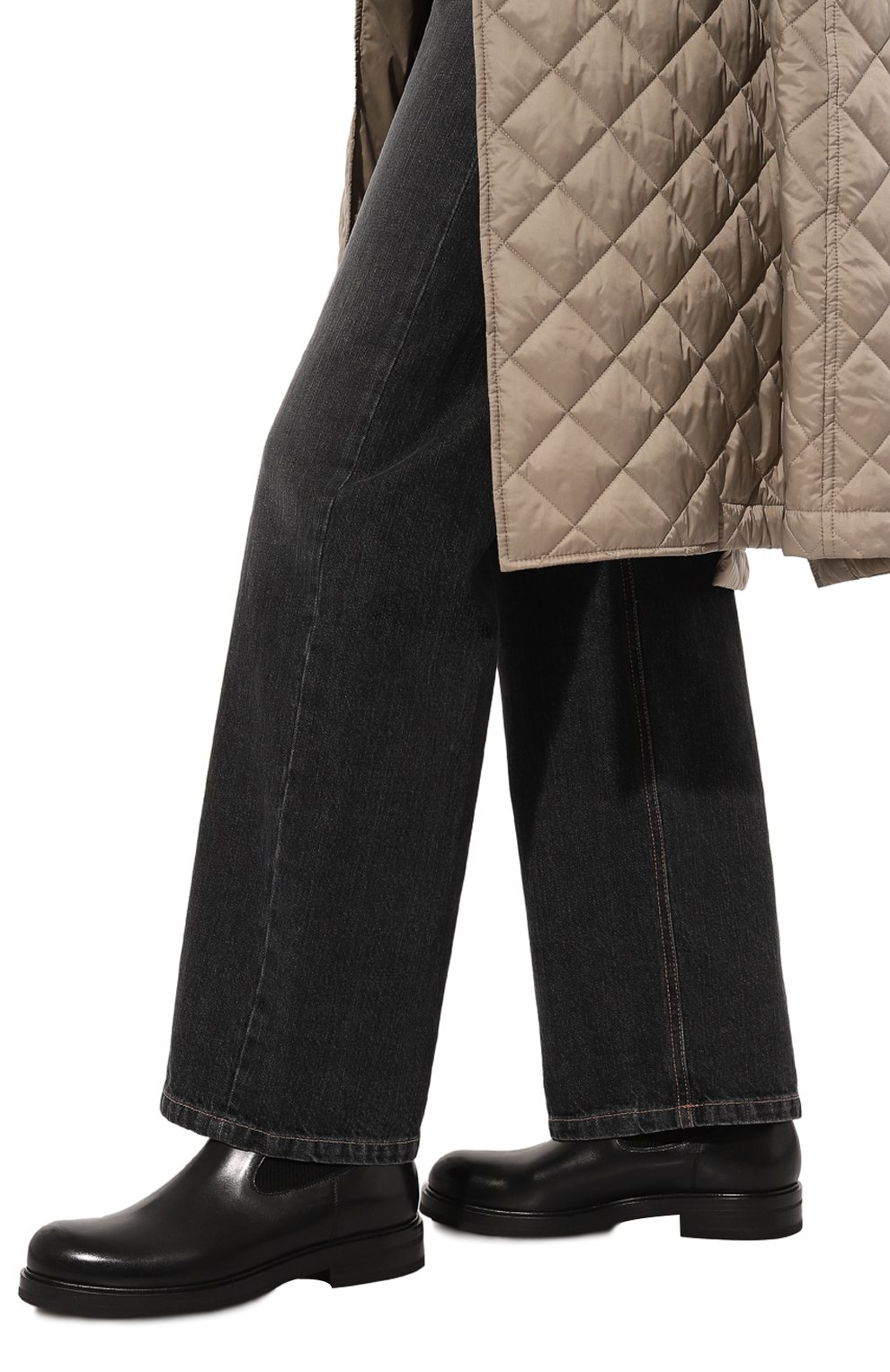 Кожаные челси KITON, арт. D56805N0102401, фото 3