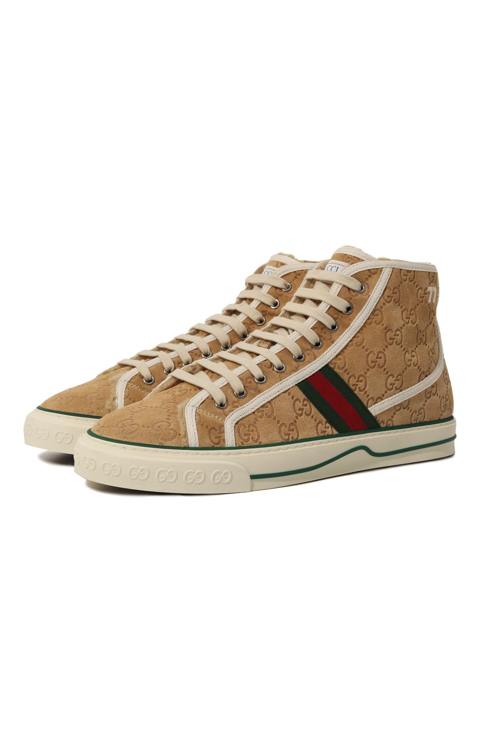 Замшевые кеды tennis 1977 GUCCI, арт. 649335 UJ510, фото 1