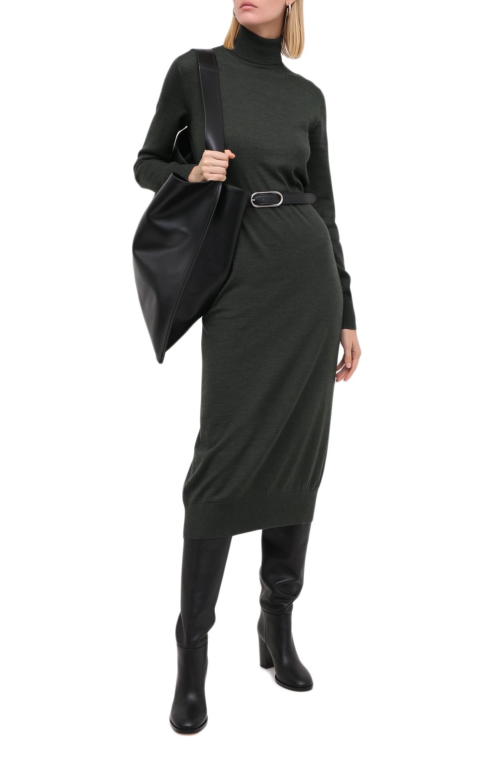 Шерстяное платье JIL SANDER, арт. JSPR754054-WRY20058, фото 2