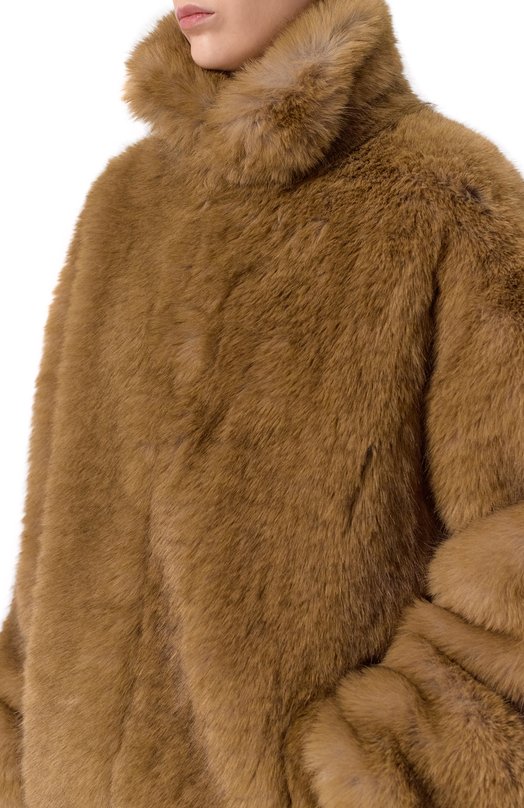 Шуба из экомеха MSGM 3942MDH11/257822 Коричневый  3942MDH11/257822 Фото 5