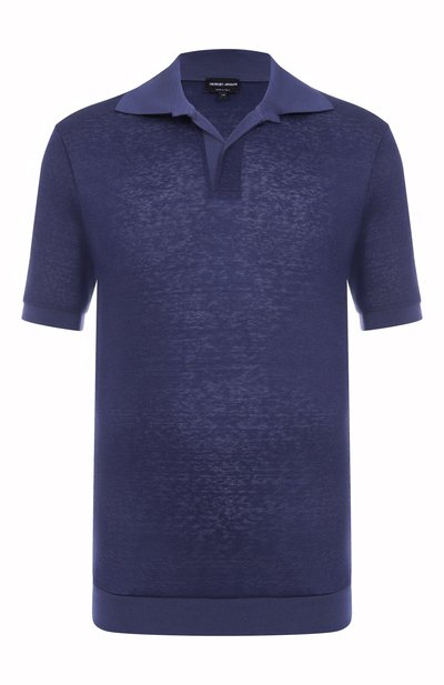 Мужская льняное поло GIORGIO ARMANI, арт. GM001996/TE11335