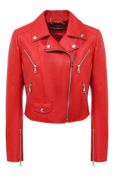 Женская кожаная куртка DOLCE & GABBANA, арт. F9I26L/HULF5
