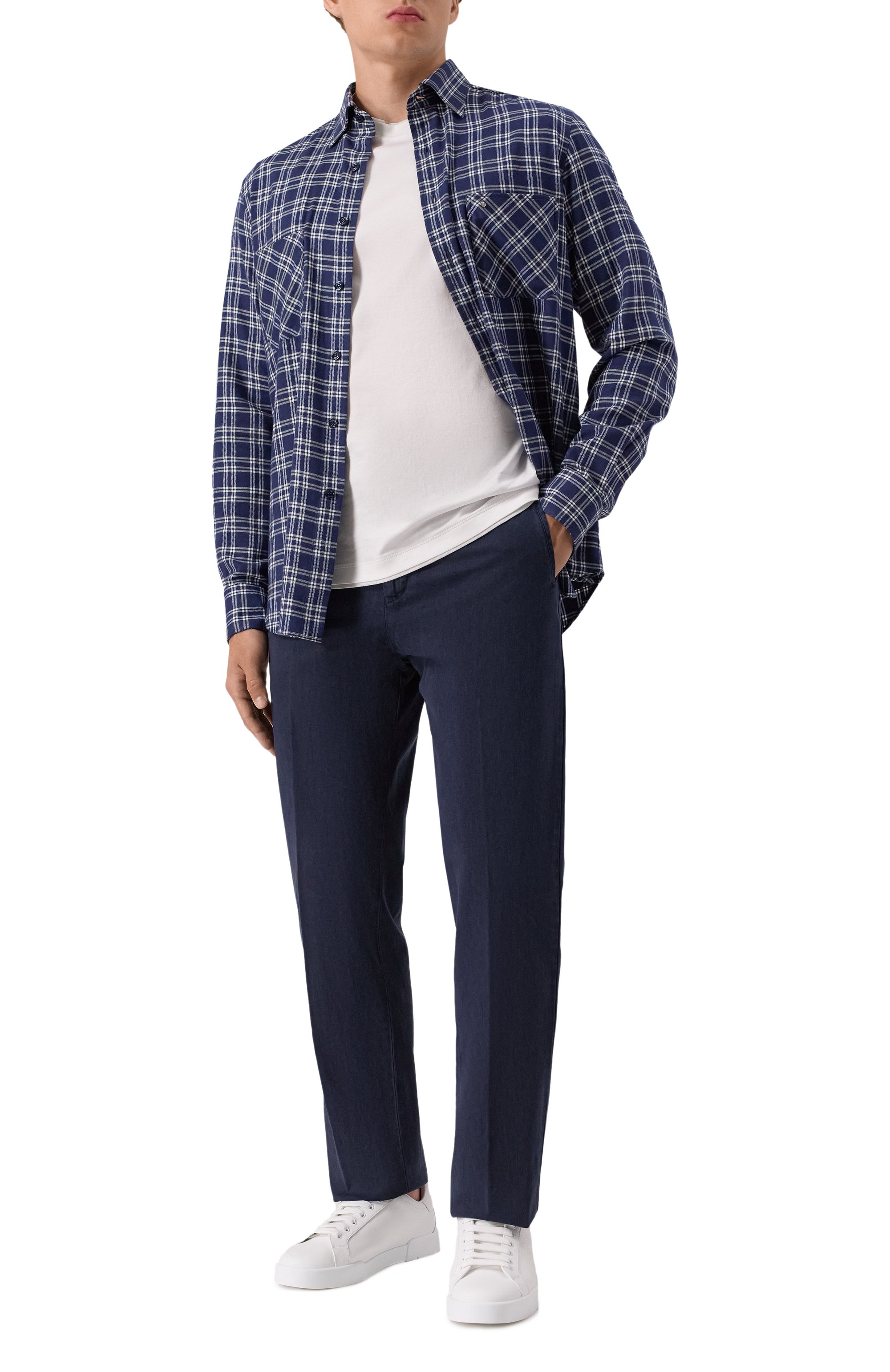 Брюки из лиоцелла и хлопка KITON, арт. UPLACRK0106H02, фото 2