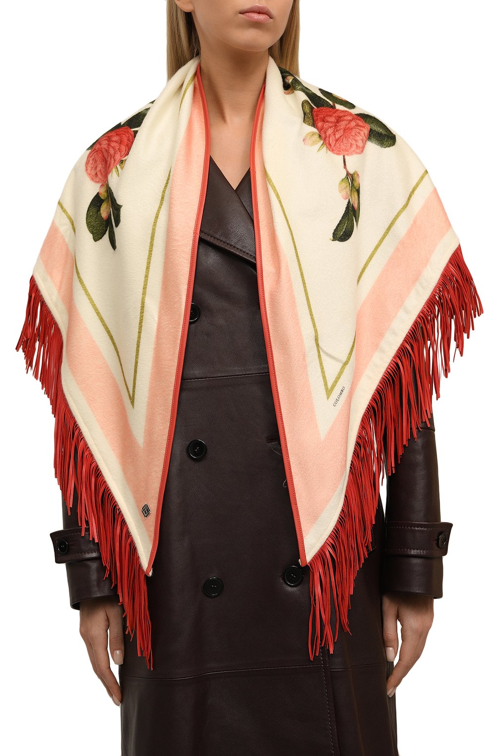 Кашемировое пончо COLOMBO, арт. S2035/110X110T, фото 2