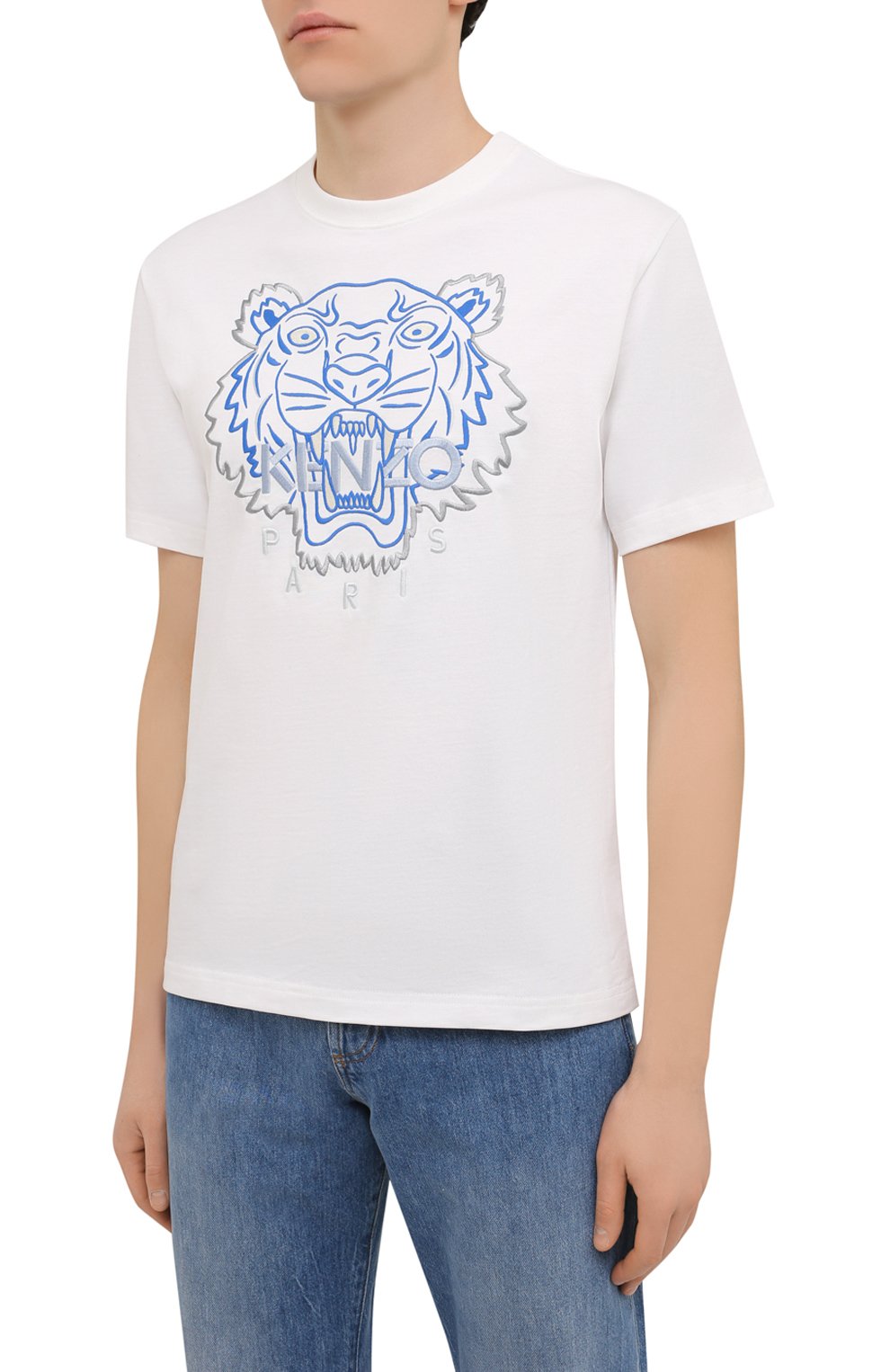 Хлопковая футболка KENZO, арт. FC55TS2194YH, фото 3