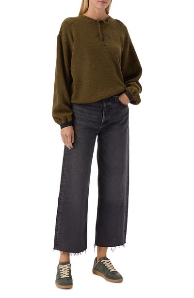 Кожаные кеды replica MAISON MARGIELA хаки цвета по цене 81850 руб., арт. S58WS0109/P1895, фото 3 Кожаные кеды replica MAISON MARGIELA, арт. S58WS0109/P1895, фото 3