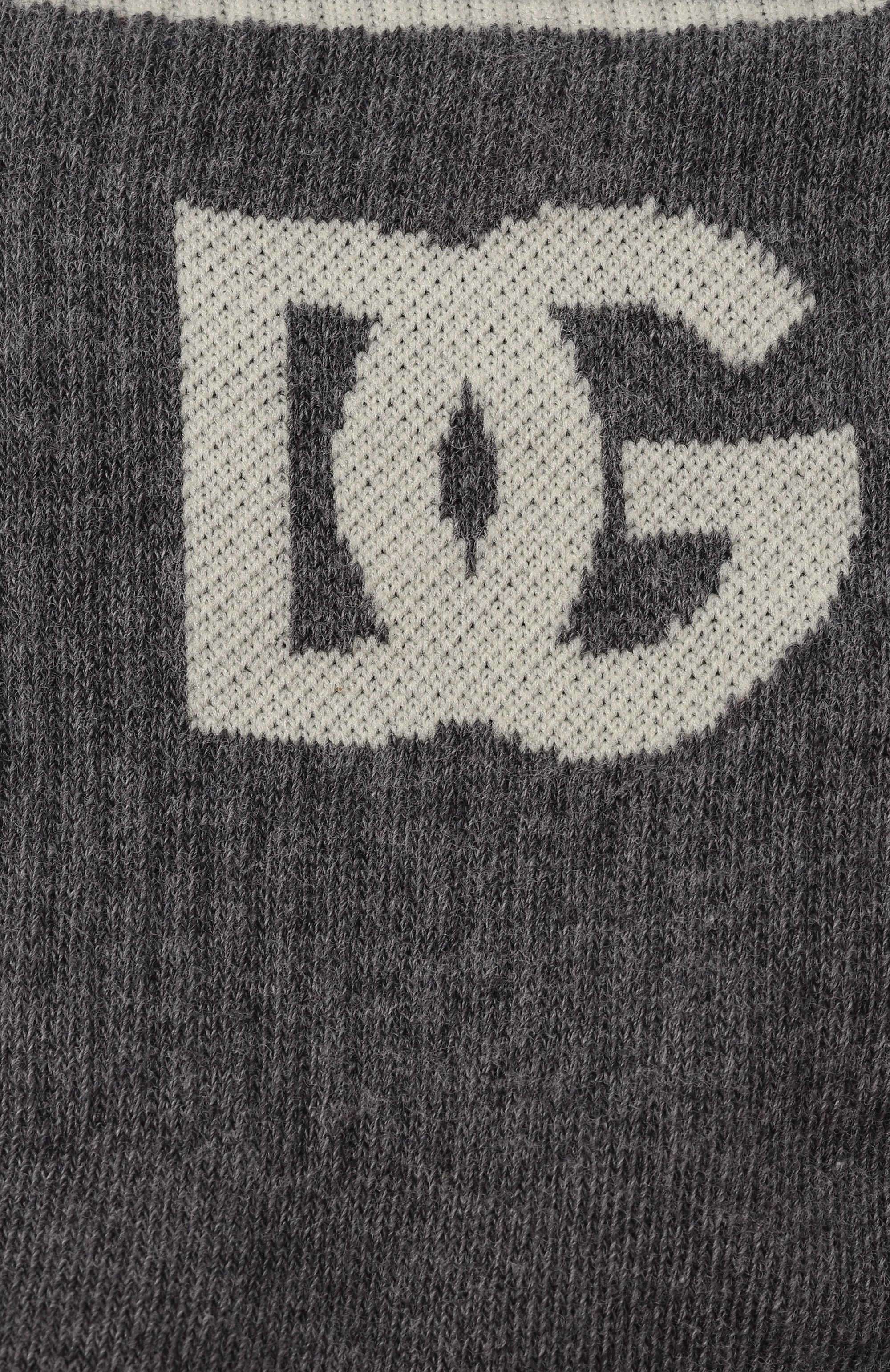 Хлопковые носки DOLCE & GABBANA темно-серого цвета по цене 17150 руб., арт. GXS80T/JFMLA, фото 2 Хлопковые носки DOLCE & GABBANA, арт. GXS80T/JFMLA, фото 2