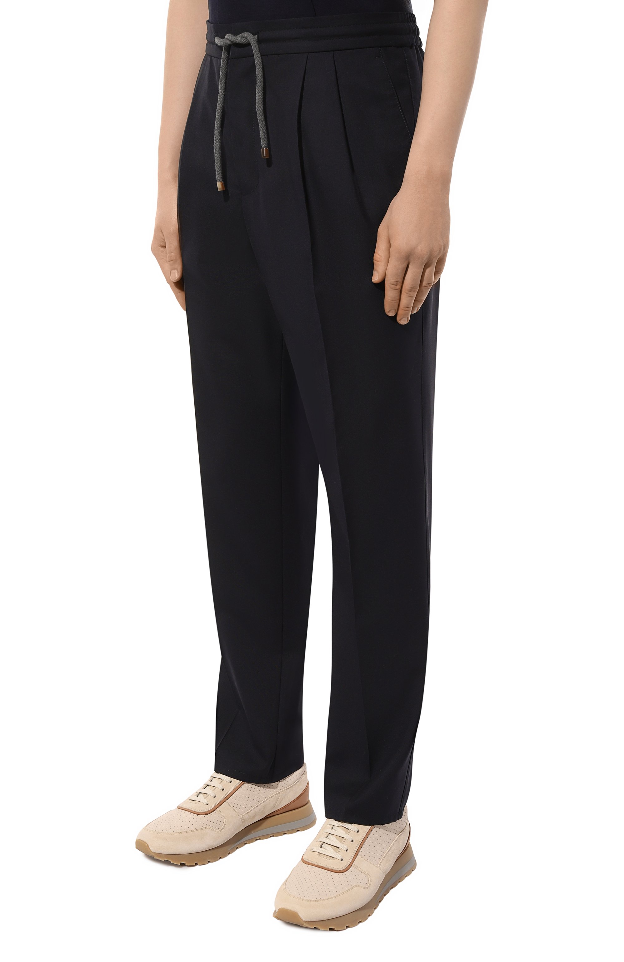 Шерстяные брюки BRUNELLO CUCINELLI, арт. MB407B2302, фото 3