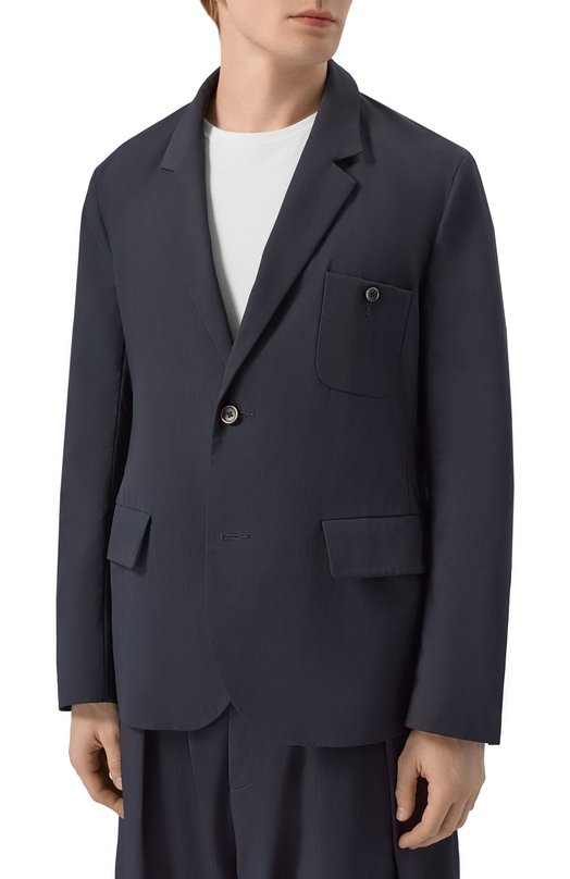 Однобортный пиджак Uma Wang UM6516 Синий  UM6516 Фото 3