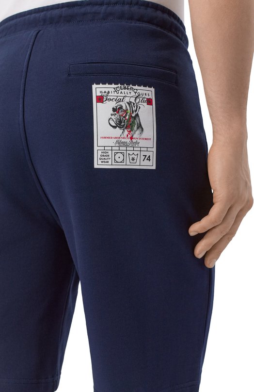 Хлопковые шорты Iceberg D020/630A Синий  D020/630A Фото 5