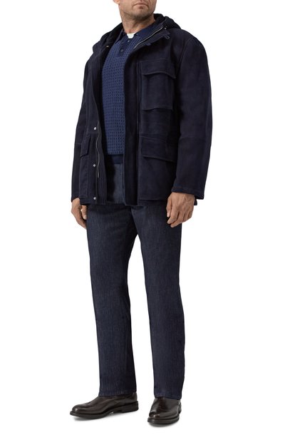Мужская дубленка из овчины BRUNELLO CUCINELLI, арт. MPSTR2057