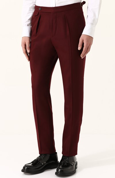 Шерстяные брюки прямого кроя PT01, арт. GFP1Z00P0E/C033, фото 3