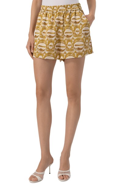 Шелковые шорты ХОХЛОМА Х АЛЕНА АХМАДУЛЛИНА, арт. WTP2115, фото 3