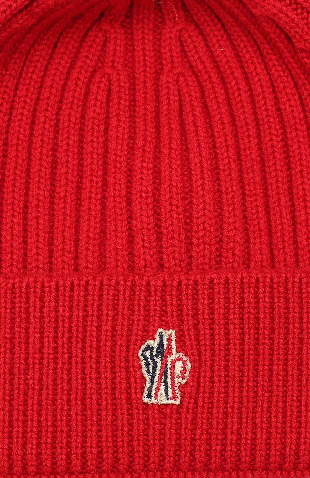 Шерстяная шапка MONCLER красного цвета по цене 21800 руб., арт. E2-097-00259-00-04761, фото 3 Шерстяная шапка MONCLER, арт. E2-097-00259-00-04761, фото 3