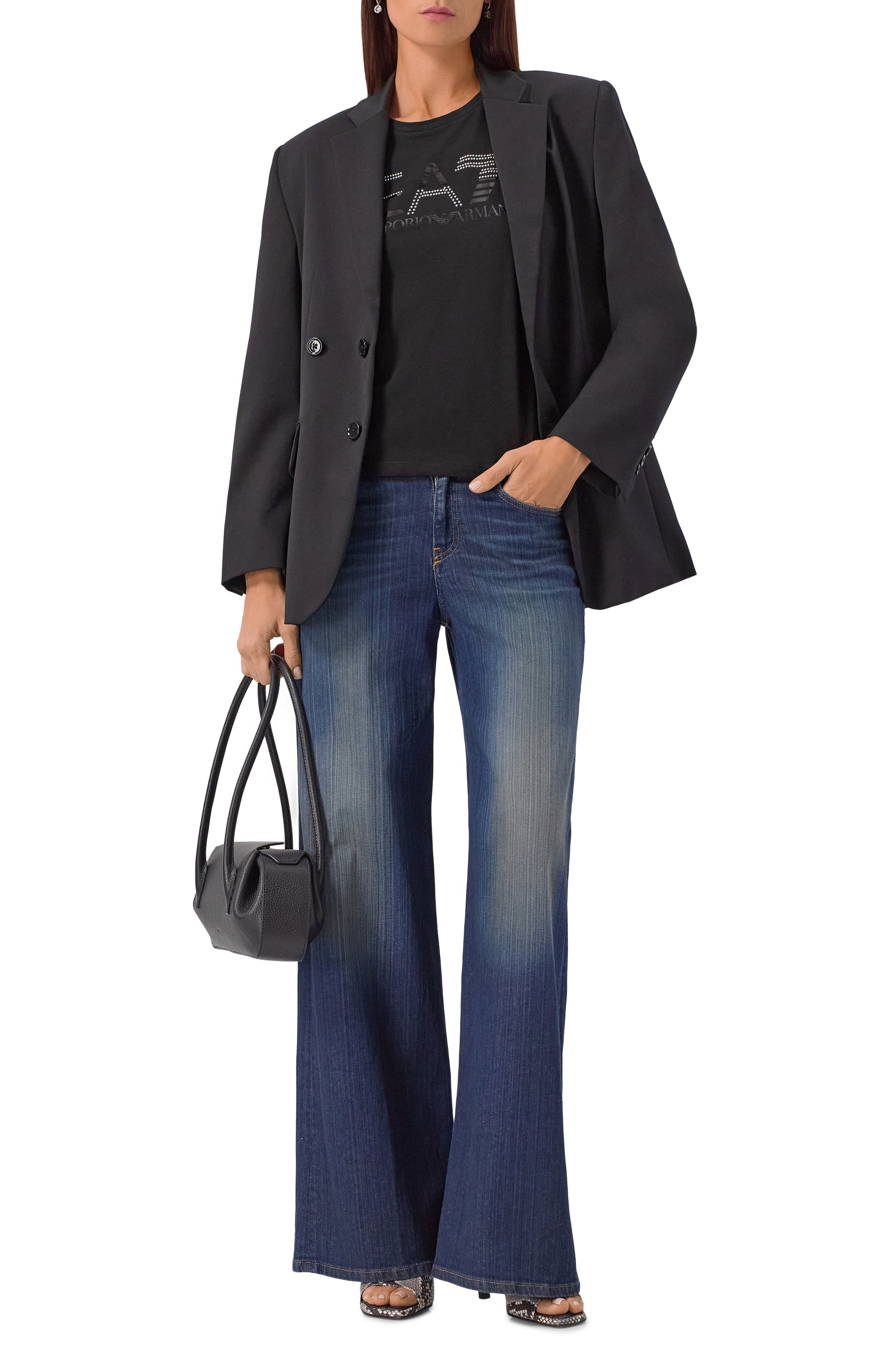 Хлопковая футболка EA7, арт. 7W000721/AF10373, фото 2