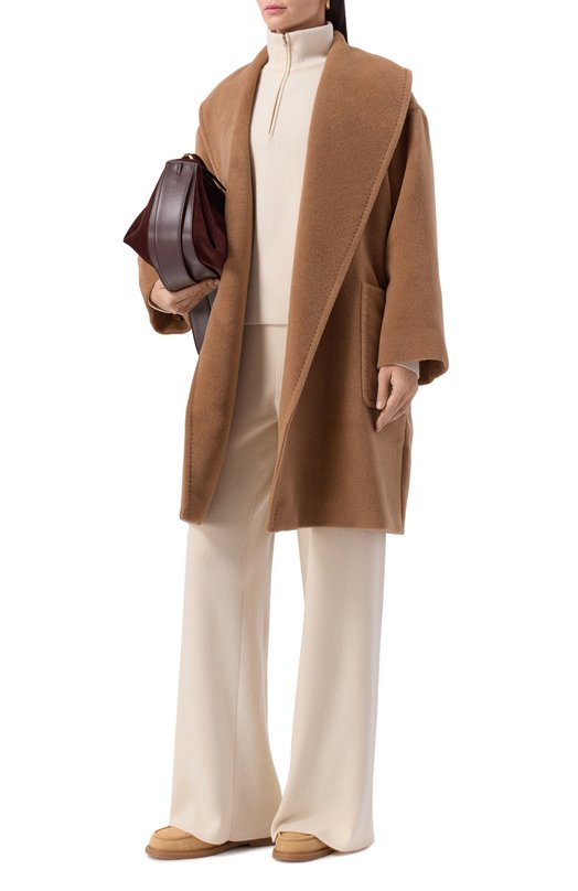 Замшевые ботинки Yves Salomon 26WAC616XXMLCV Бежевый  26WAC616XXMLCV Фото 3