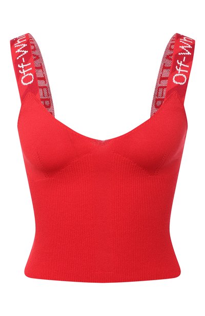 Женский топ из вискозы OFF-WHITE, арт. 0WHD011R21KNI001