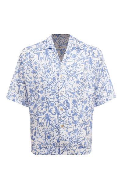 Мужская льняная рубашка KITON, арт. UMC028H08902