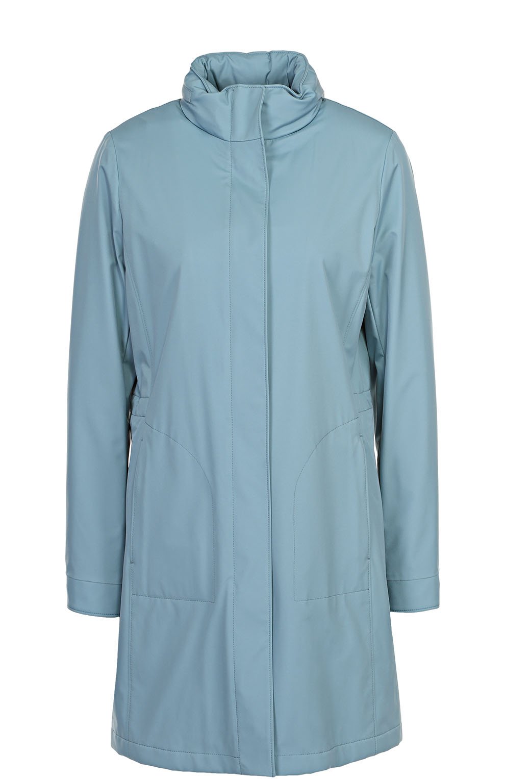 Плащ с кожаной отделкой и воротником-стойкой LORO PIANA, арт. FAG1366, фото 1