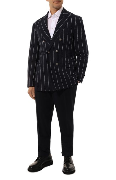 Пиджак изо льна и шерсти BRUNELLO CUCINELLI, арт. MP4927BPDD, фото 2