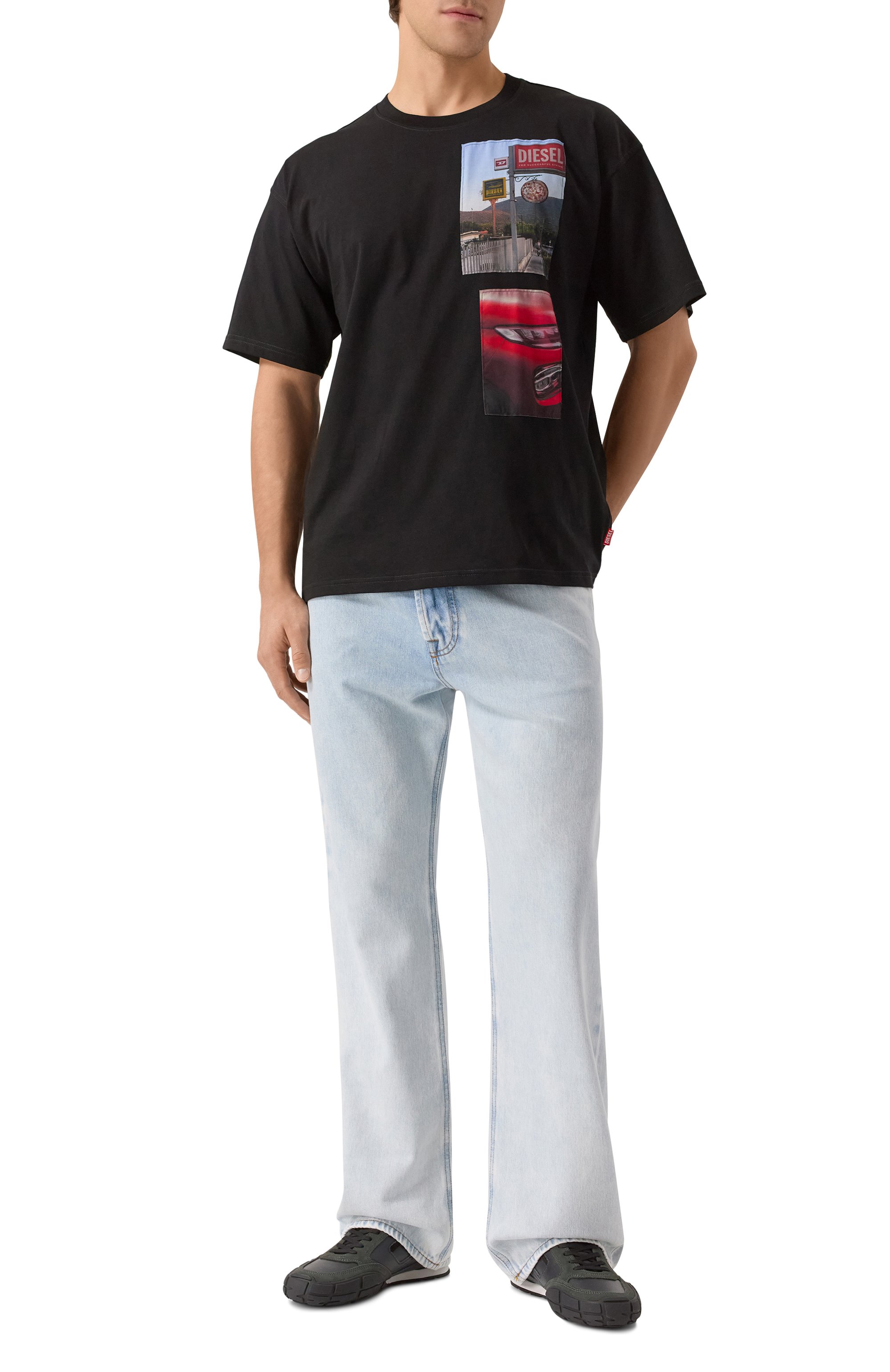 Кожаные кроссовки s-pagodha DIESEL, арт. Y03644/P8405, фото 2