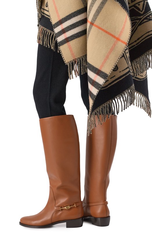 Кожаные сапоги Ferragamo 01K226/784902 Коричневый  01K226/784902 Фото 2