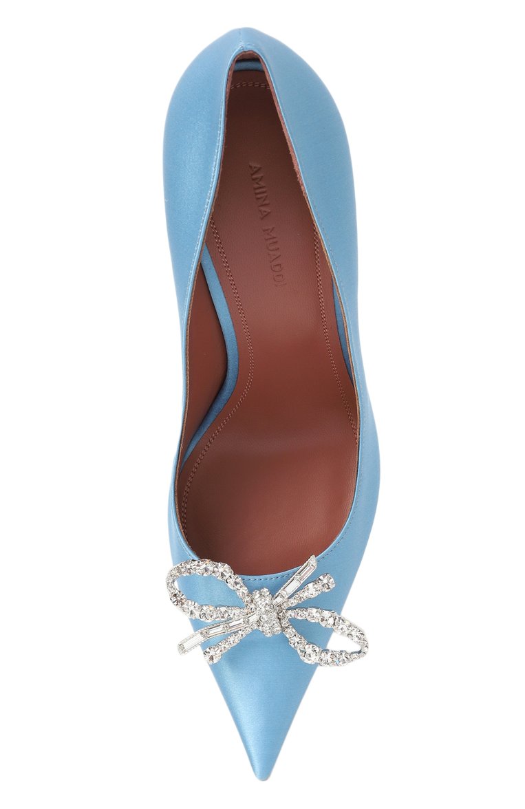 Текстильные туфли rosie 95 AMINA MUADDI, арт. R0SIE PUMP 95, фото 4