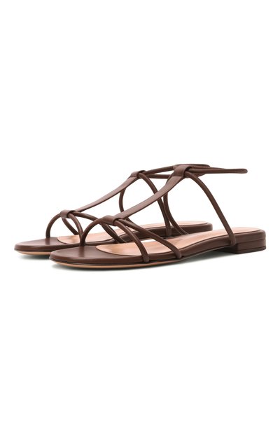 Женские кожаные сандалии lilo GIANVITO ROSSI, арт. G32728.05RIC.NAPBR0W
