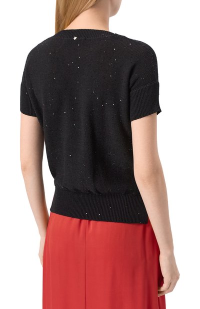 Хлопковый пуловер LORENA ANTONIAZZI, арт. P25124TM29A/3049, фото 4