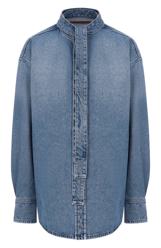 Джинсовая рубашка Petar Petrov F25DB4/DENIM Синий F25DB4/DENIM