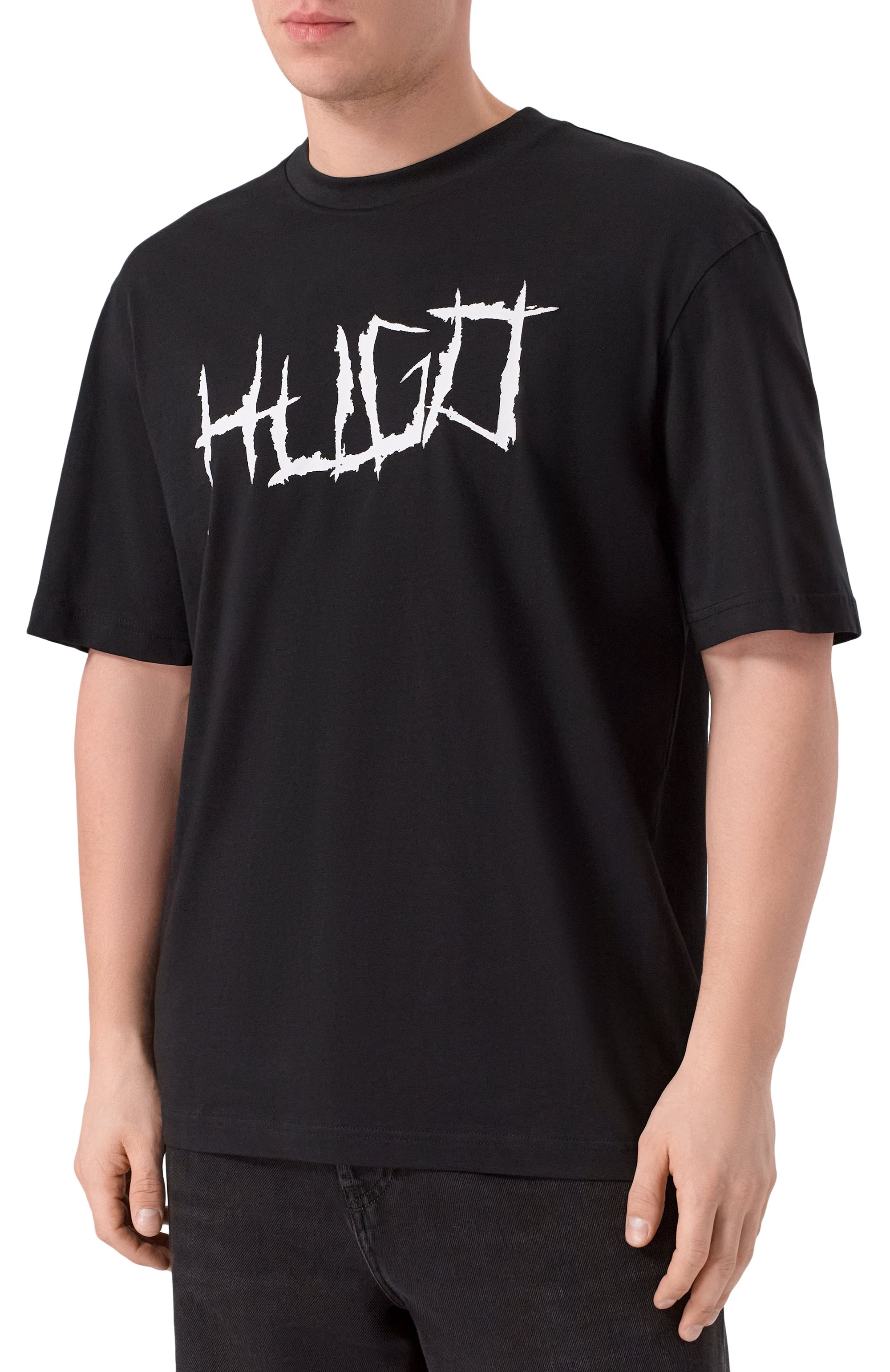 Хлопковая футболка HUGO BLUE, арт. 50554350, фото 3