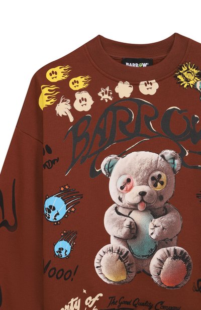 Хлопковый свитшот BARROW, арт. S6BKJUSW078, фото 3