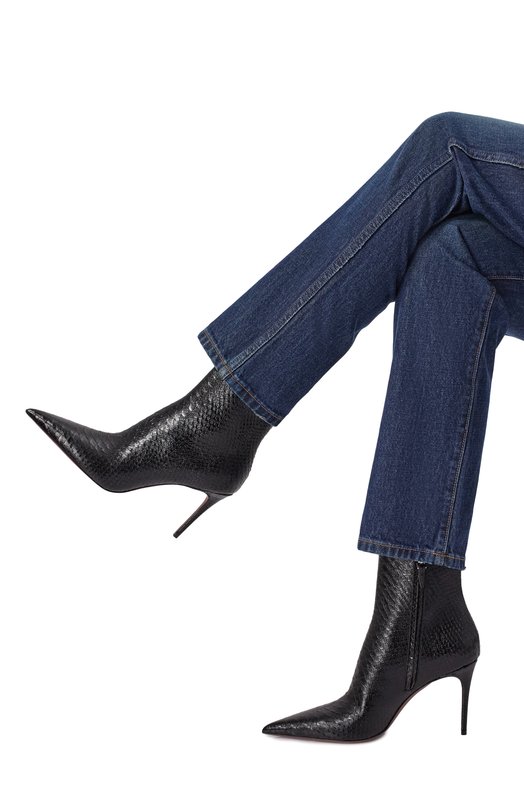 Кожаные ботильоны Vera 85 Paris Texas PX1859/XPTAC Чёрный  PX1859/XPTAC Фото 2