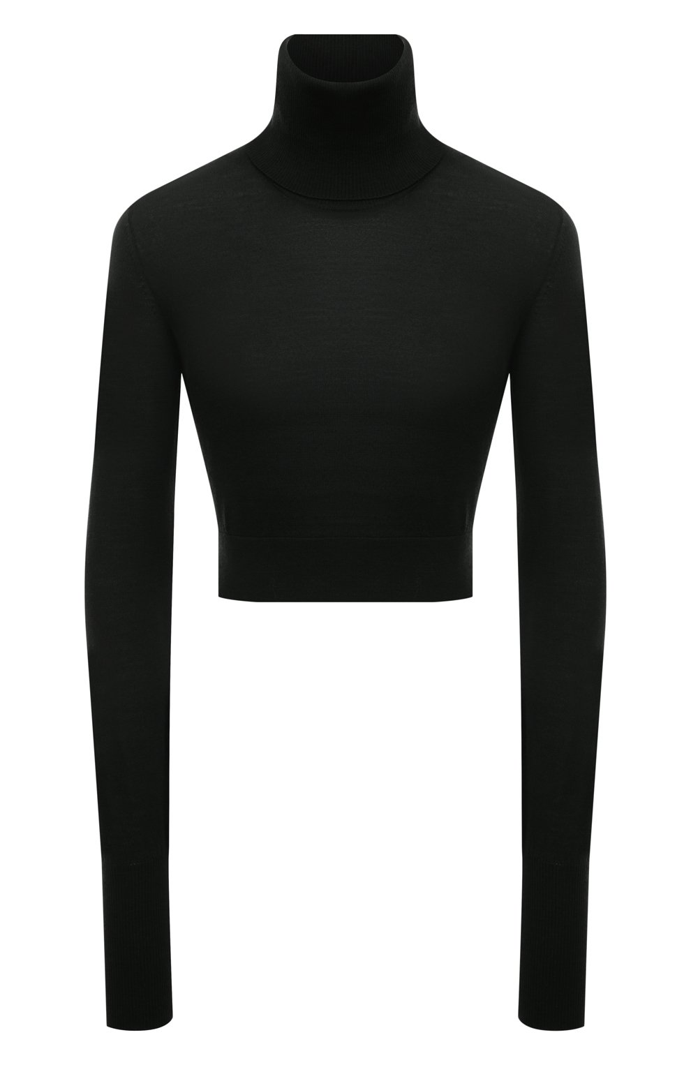 Шерстяная водолазка AND THE BRAND зеленого цвета по цене 34720 руб., арт. W23-RN007-1602-509, фото 1 Шерстяная водолазка AND THE BRAND, арт. W23-RN007-1602-509, фото 1