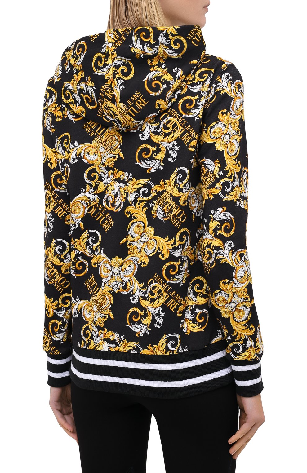 Хлопковое худи VERSACE JEANS COUTURE, арт. B6HZA797-ZDP308 H00D REG. PRINT/S0830, фото 4