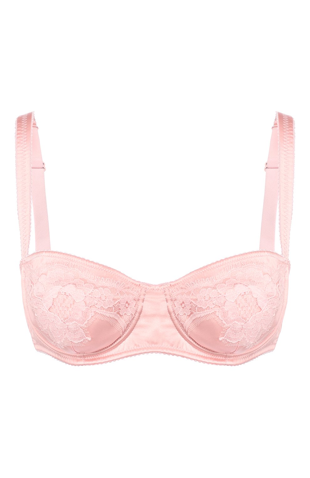 Шелковый бюстгальтер DOLCE & GABBANA розового цвета по цене 35800 руб., арт. 01A14T/FUAD8, фото 1 Шелковый бюстгальтер DOLCE & GABBANA, арт. 01A14T/FUAD8, фото 1