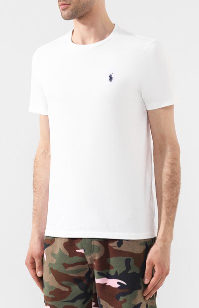 Хлопковая футболка POLO RALPH LAUREN, арт. 710680785, фото 3