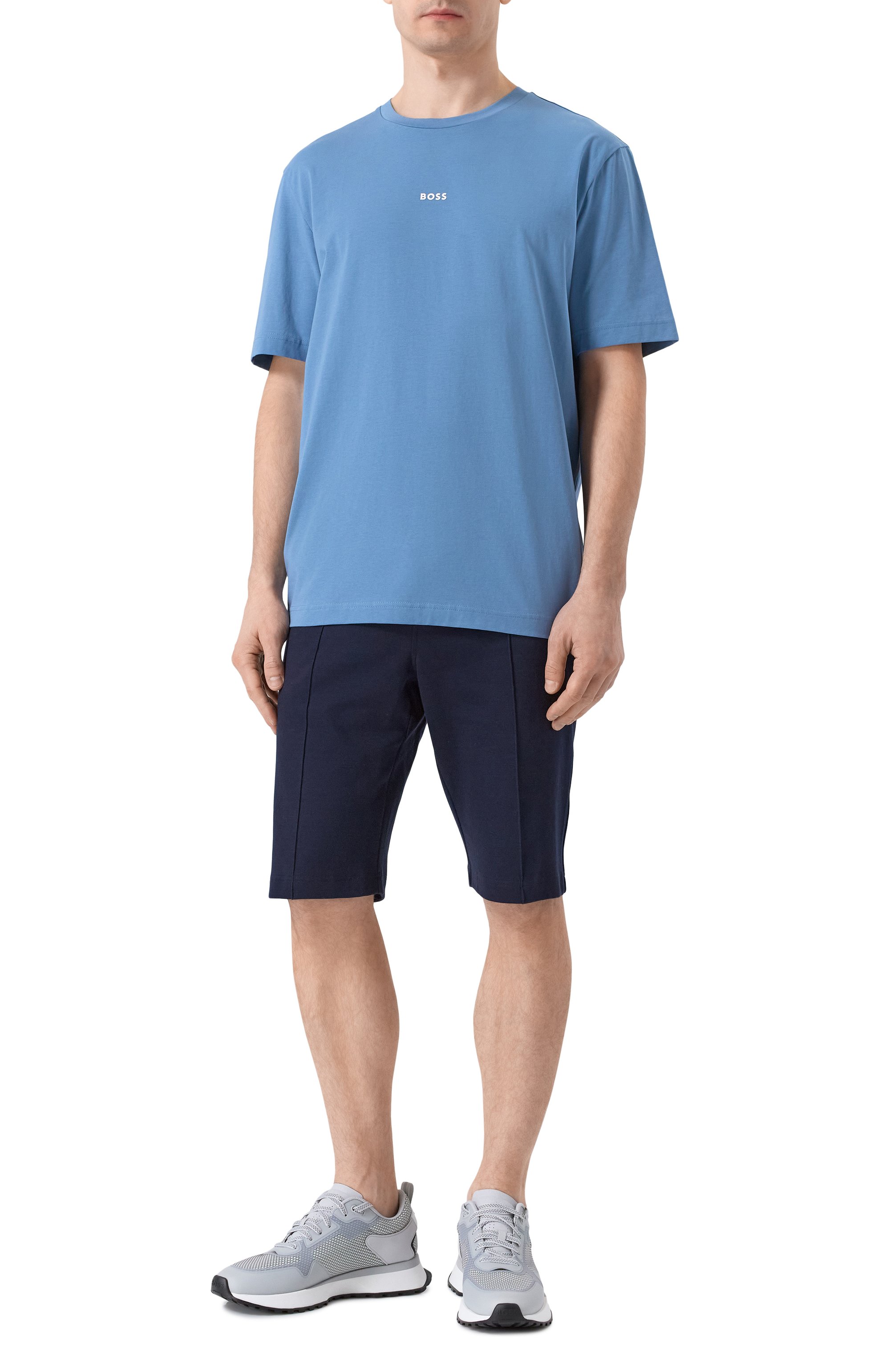 Хлопковые шорты CAPOBIANCO, арт. 18M751.TS00., фото 2