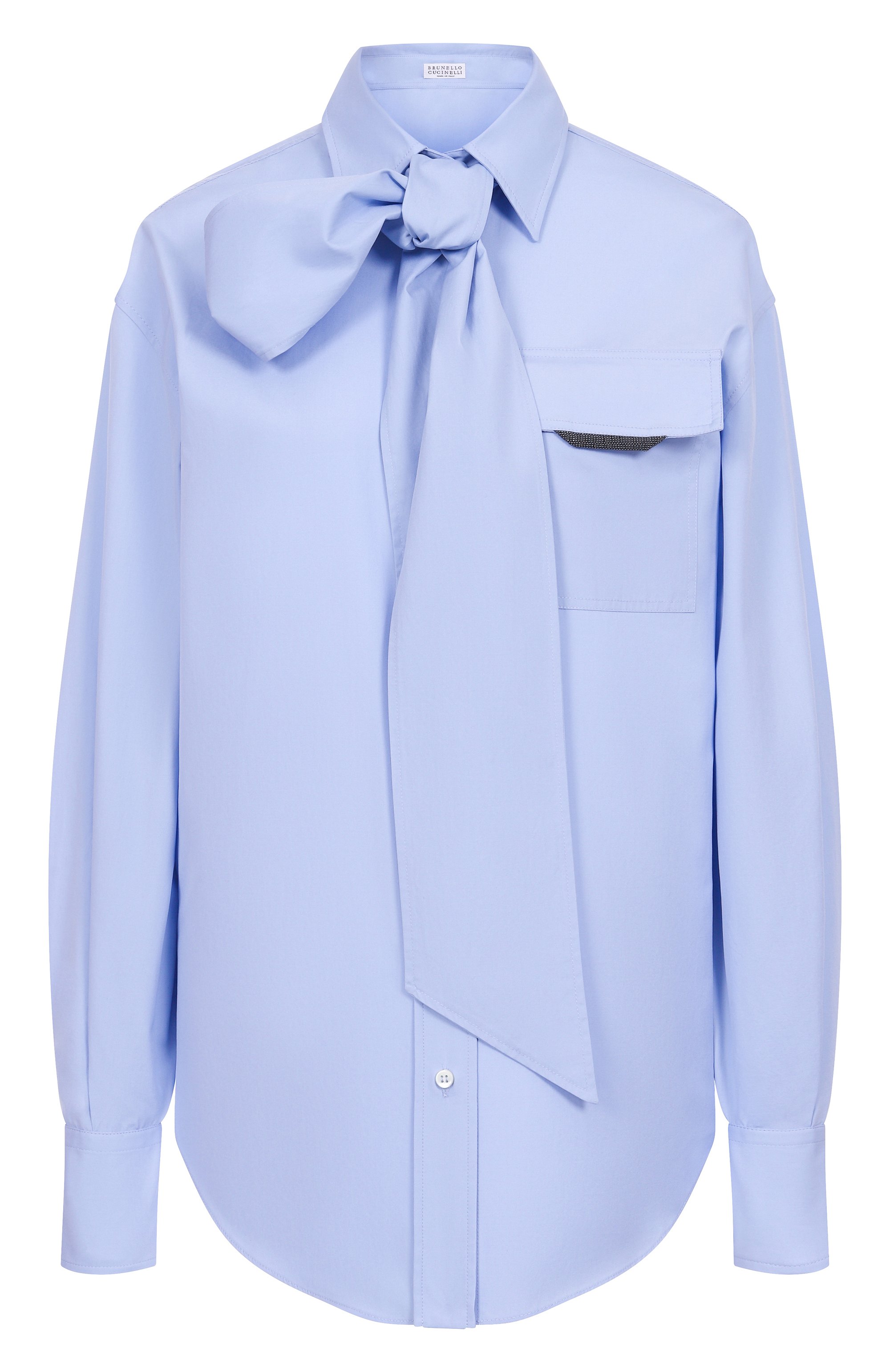Хлопковая рубашка BRUNELLO CUCINELLI, арт. MP772MY526, фото 1