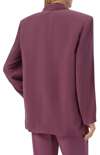 Шелковый жакет SAINT LAURENT, арт. 851026/Y6J78, фото 4