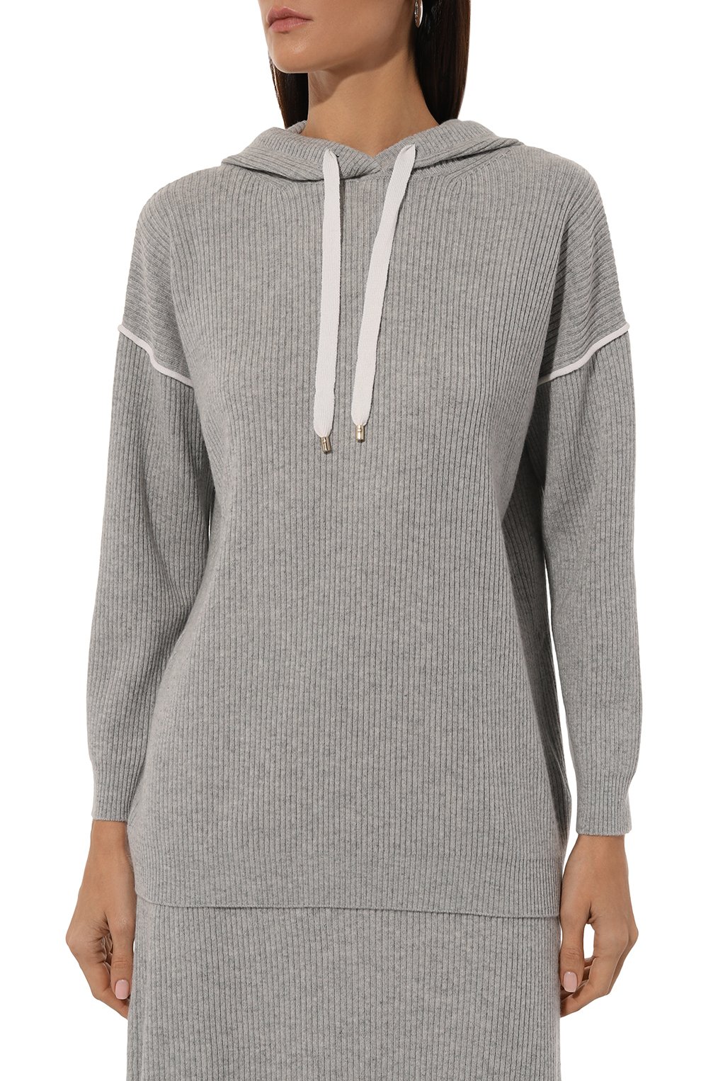 Худи из шерсти и кашемира LORENA ANTONIAZZI, арт. I24121FM63A/2472, фото 3