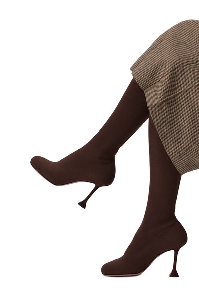 Текстильные сапоги veneda 95 AMINA MUADDI, арт. VENEDA STRETCH B00T 95/FINE KNIT, фото 2