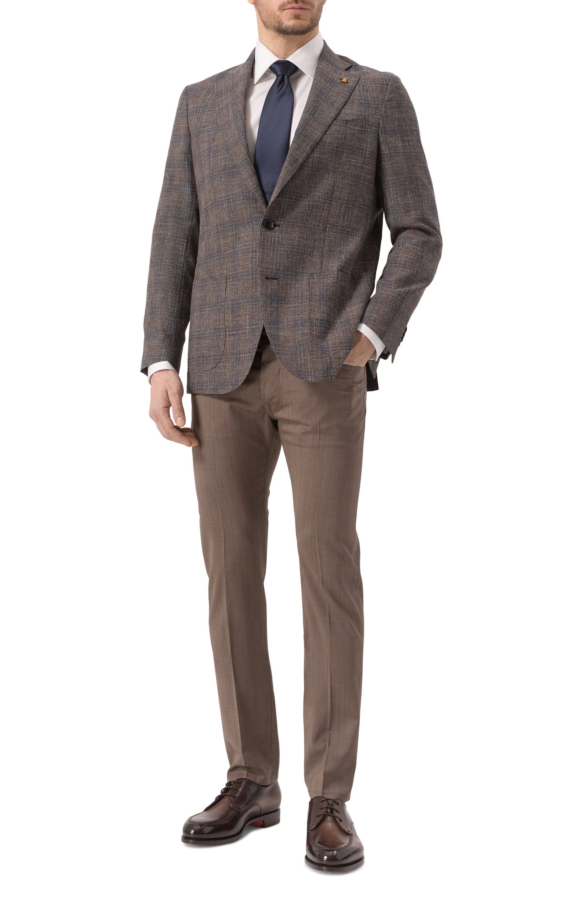 Пиджак из шерсти и хлопка SARTORIA LATORRE, арт. EF74/QH0050, фото 2